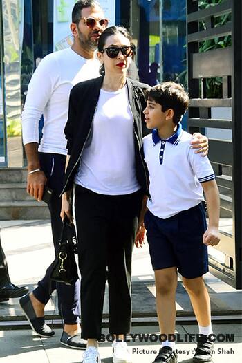 What! Karisma Kapoor's son Kiaan felt awkward as he was clicked at