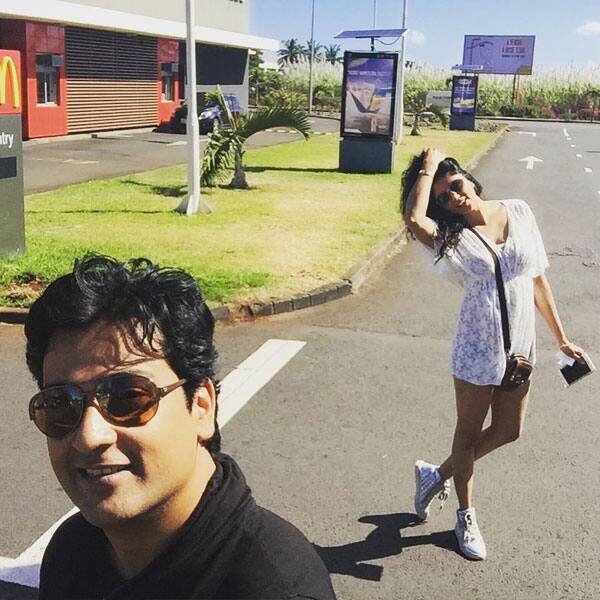 Kavita Kaushik is vacationing with husband Ronnit Biswas in Mauritius