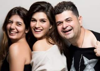 Kriti Sanon with Dabboo and Manisha Ratnani