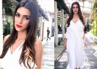 Kriti Sanon's chic styling during Raabta promotions is perfect for the summer - View pics