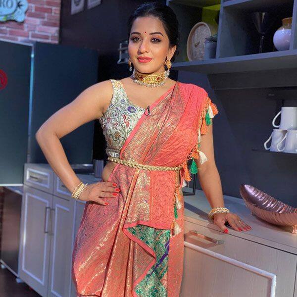 Nazar actress Monalisa feels like a royal princess in THIS saree