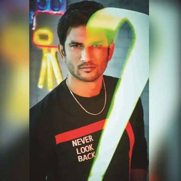 sushant singh rajput in black shirt