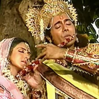 nitish bharadwaj as krishna in mahabharata