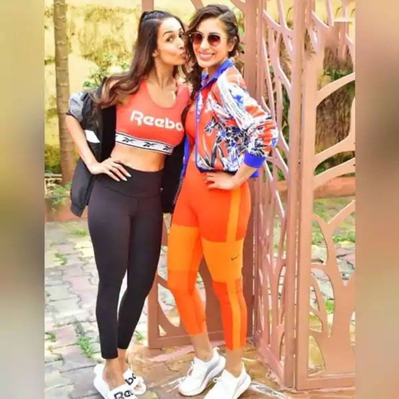 Malaika Arora and Sophie Choudry work out together and their pictures