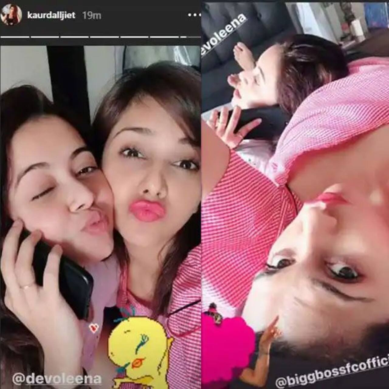 bigg-boss-13-ex-contestants-devoleena-bhattacharjee-and-dalljiet-kaur