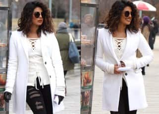 Priyanka Chopra rocks the monochrome look in her latest fashion outing in New York