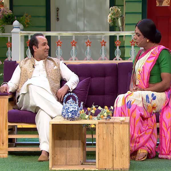 Rahat Fateh Ali Khan with Sunil Grover on The Kapil Sharma Show'