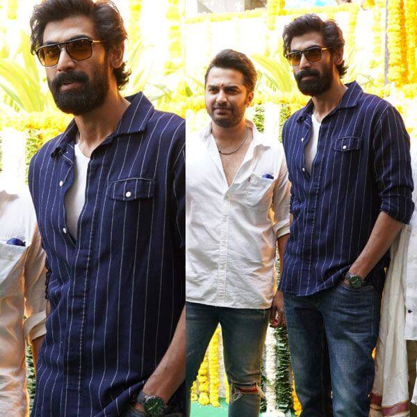 Baahubali Star Rana Dagguabati Arrives At Ramanaidu Studios To Launch ...