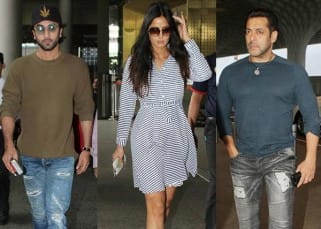Ranbir Kapoor, Katrina Kaif and Salman Khan spotted at the airport View pics