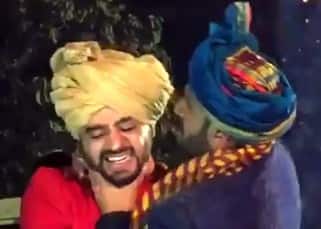 Ranveer Singh embraces friend at his wedding