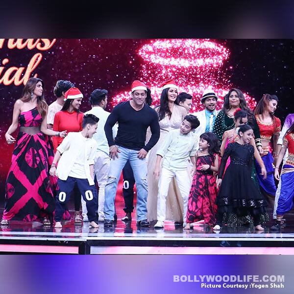 Salman Khan and Katrina Kaif celebrate Christmas with the contestants of Super Dancer Chapter 2