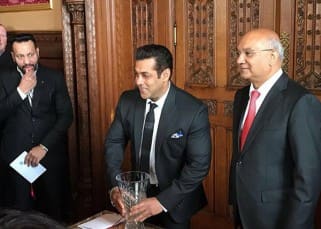 Salman Khan honoured with an award for his outstanding achievement for Global Diversity by UK's House of Commons