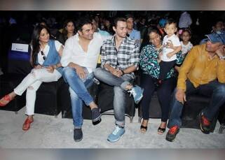 Salman Khan's nephew Ahil had all eyes on him at the Being Human e-cycle launch view pics