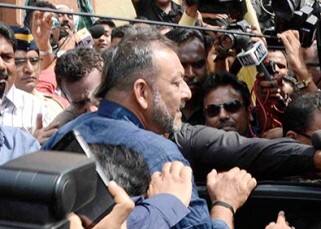 Sanjay Dutt clicked by shutterbugs