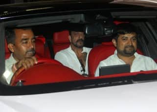 Sanjay Dutt pays visit to Arpita Khan at hospital