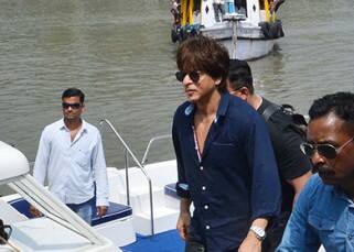 Shah Rukh Khan and Gauri Khan snapped as they return post celebrating her birthday in Alibaug