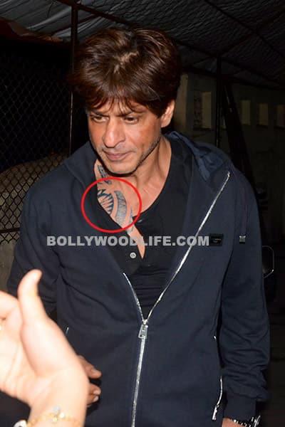 Jawan Prevue Mystery of Shah Rukh Khans Bald Tattoo Solved in This BTS  Still View Viral Pic   LatestLY