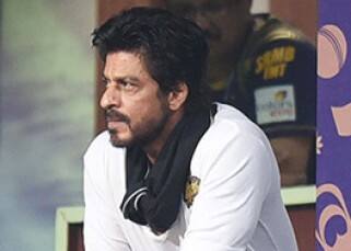 Shah Rukh Khan looked grim during KKR match at Eden garden