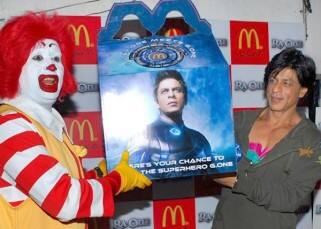 Shah Rukh Khan tied up with MacDonald to promote Ra.One'