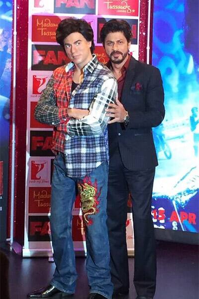 Shah Rukh Khan’s wax statue re-dressed as Gaurav from ‘Fan’