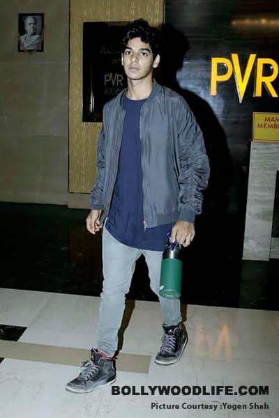 Shahid Kapoor's brother Ishaan Khattar was also snapped at the Tubelight screening