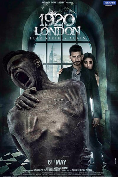 Sharman Joshi and Meera Chopra on poster of    1920 London'