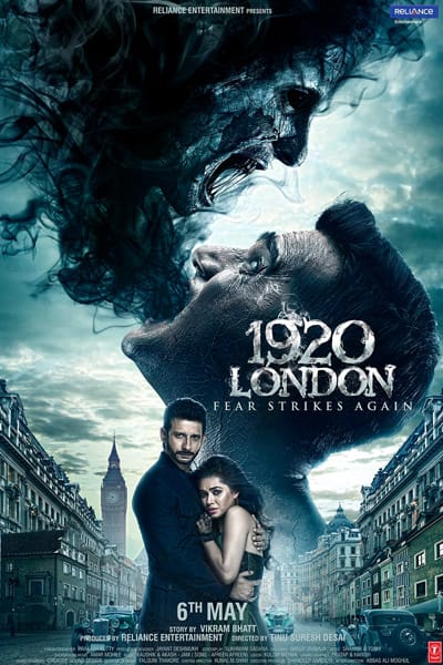 Sharman Joshi with Meera Chopra on new poster of    1920 London'