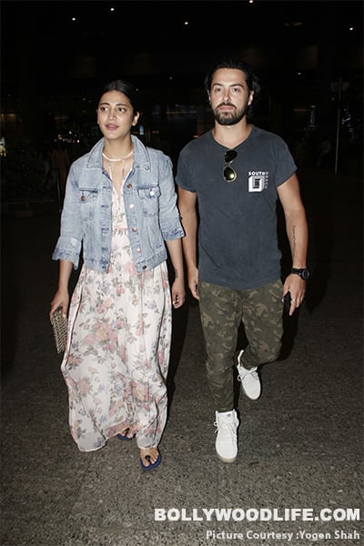Shruti Haasan Spotted With Boyfriend Michael Corsale Yet Again See Airport Pics shruti haasan spotted with boyfriend