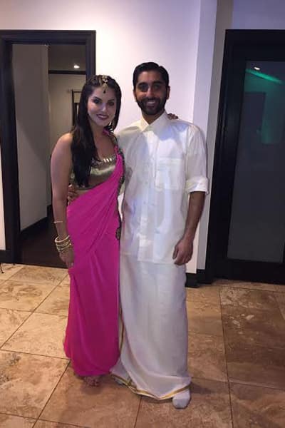 Sunny Leone Rocked The Traditional Look For Her Brother Sundeep Vohras