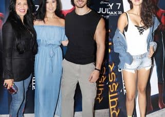 Tiger Shroff and Disha Patani maintain a safe distance from each other at Spider-Man: Homecoming screening